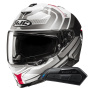 Casque Integrale HJC i71 Viz MC1SF + Kit Bluetooth Smart 11B