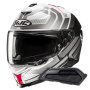 Casque Integrale HJC i71 Viz MC1SF + Kit Bluetooth Smart 21B