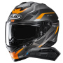 Casque Integrale HJC i71 Zest MC7SF + Kit Bluetooth Smart 11B