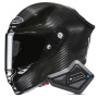Casque Integrale HJC RPHA 1 V2 Carbon Black + Kit Bluetooth BT Mini