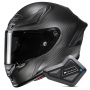 Casque Integrale HJC RPHA 1 V2 Carbon Matte Black + Kit Bluetooth BT Mini