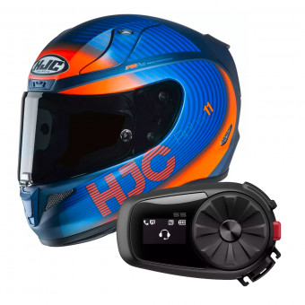 Integrale HJC RPHA 11 Bine MC27SF + Kit Bluetooth Sena 5S Solo