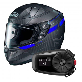 Integrale HJC RPHA 11 Carbon Nakri MC2SF + Kit Bluetooth Sena 5S Solo
