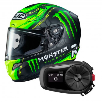 Integrale HJC RPHA 11 Crutchlow Replica + Kit Bluetooth Sena 5S Solo
