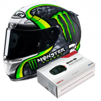 Integrale HJC RPHA 11 Crutchlow Streamline MC4H + Kit Bluetooth Sena SMH5