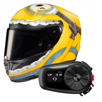 Integrale HJC RPHA 11 Otto Minions + Kit Bluetooth Sena 5S Solo