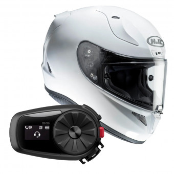 Integrale HJC RPHA 11 Pearl White + Kit Bluetooth Sena 5S Solo
