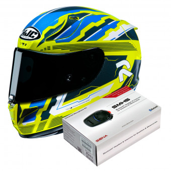 Integrale HJC RPHA 11 Stobon MC4H + Kit Bluetooth Sena SMH5