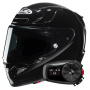 Casque Integrale HJC RPHA 12 Black +Kit Bluetooth 5S Solo