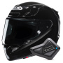 Casque Integrale HJC RPHA 12 Black + Kit Bluetooth BT Mini