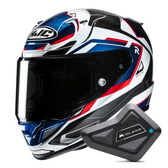 Integrale HJC RPHA 12 Brels MC21 + Kit Bluetooth BT Mini