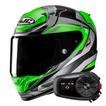 Integrale HJC RPHA 12 Brels MC4HSF + Kit Bluetooth 5S Solo