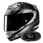 Casque Integrale HJC RPHA 12 Brels MC5SF + Kit bluetooth 5R Lite