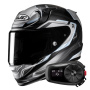 Casque Integrale HJC RPHA 12 Brels MC5SF + Kit Bluetooth 5S Solo