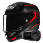 Casque Integrale HJC RPHA 12 Carbon Keres MC1 + Kit Bluetooth 5S Solo