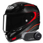 Casque Integrale HJC RPHA 12 Carbon Keres MC1 + Kit Bluetooth Lokui K30