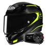 Casque Integrale HJC RPHA 12 Carbon Keres MC3H + Kit Bluetooth 5S Solo