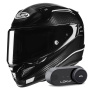 Casque Integrale HJC RPHA 12 Carbon Keres MC5 + Kit Bluetooth Lokui K30