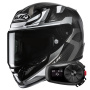 Casque Integrale HJC RPHA 12 Carbon Xentra MC5 + Kit Bluetooth 5S Solo