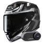 Casque Integrale HJC RPHA 12 Carbon Xentra MC5 + Kit Bluetooth Lokui K30