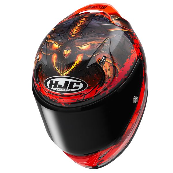 HJC RPHA 12 Diablo Blizzard MC1 + Kit Bluetooth Lokui K30
