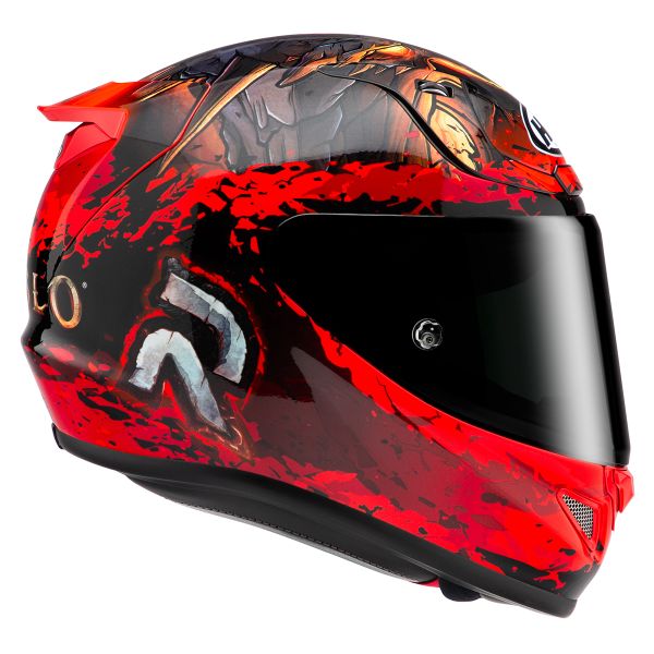 HJC RPHA 12 Diablo Blizzard MC1 + Kit Bluetooth Lokui K30