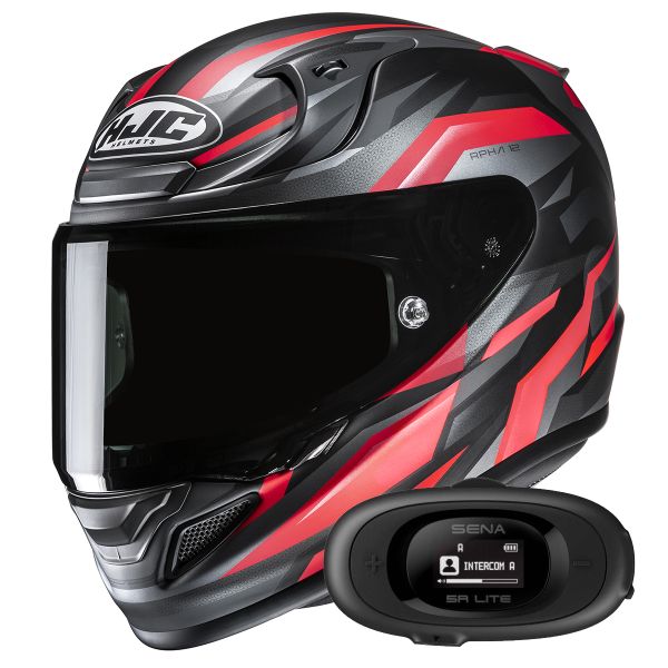 Integrale HJC RPHA 12 Dravix MC1SF + Kit bluetooth 5R Lite