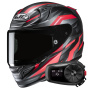 Casque Integrale HJC RPHA 12 Dravix MC1SF + Kit Bluetooth 5S Solo