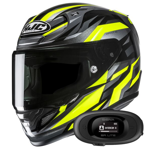 Integrale HJC RPHA 12 Dravix MC3H + Kit bluetooth 5R Lite