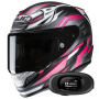 Casque Integrale HJC RPHA 12 Dravix MC8SF + Kit bluetooth 5R Lite
