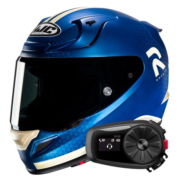 Integrale HJC RPHA 12 Enoth MC2SF+Kit Bluetooth 5S Solo