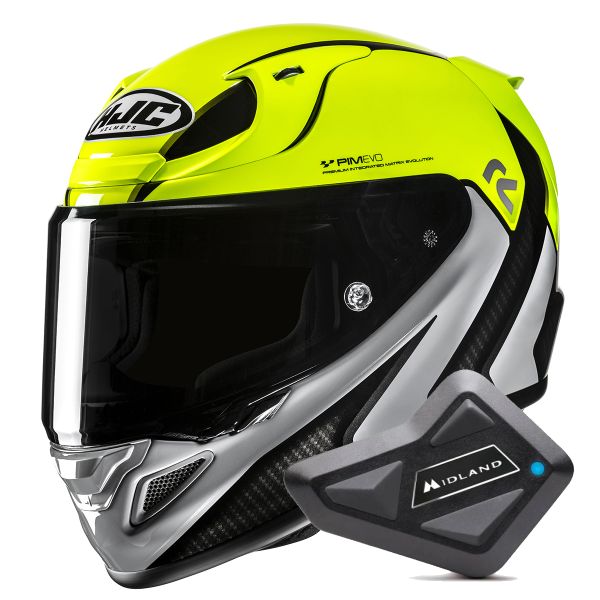 Integrale HJC RPHA 12 Kos MC3H + Kit Bluetooth BT Mini Integrale HJC RPHA 12 Kos MC3H + Kit Bluetooth BT Mini