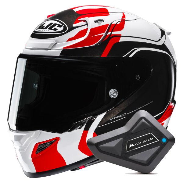 Integrale HJC RPHA 12 Lawin MC1 + Kit Bluetooth BT Mini
