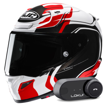 Integrale HJC RPHA 12 Lawin MC1 + Kit Bluetooth Lokui K30