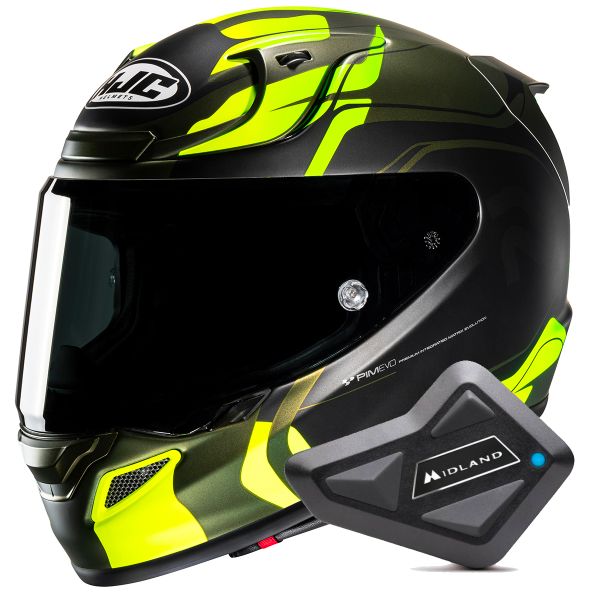 Integrale HJC RPHA 12 Lawin MC4SF + Kit Bluetooth BT Mini