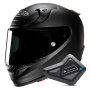 Casque Integrale HJC RPHA 12 Matte Black + Kit Bluetooth BT Mini