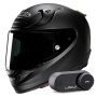 Casque Integrale HJC RPHA 12 Matte Black + Kit Bluetooth Lokui K30