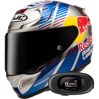 Casque Integrale HJC RPHA 12 Red Bull Austin GP 2 MC21 + Kit bluetooth 5R Lite Casque Integrale HJC RPHA 12 Red Bull Austin GP 2 MC21 + Kit bluetooth 5R Lite