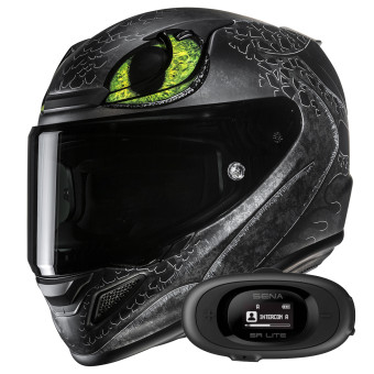 Integrale HJC RPHA 12 Toothless II Universal MC4SF + Kit bluetooth 5R Lite