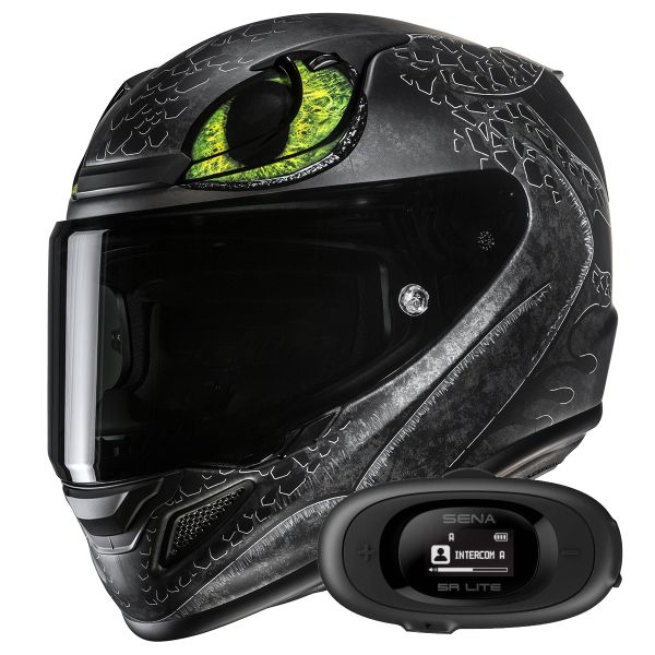 HJC RPHA 12 Toothless II Universal MC4SF + Kit bluetooth 5R Lite