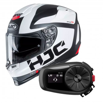 Integrale HJC RPHA 70 Balius MC10SF + Kit Bluetooth Sena 5S Solo