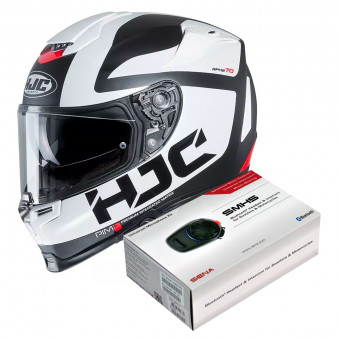 Integrale HJC RPHA 70 Balius MC10SF + Kit Bluetooth Sena SMH5