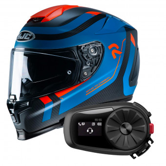Integrale HJC RPHA 70 Carbon Reple MC27SF + Kit Bluetooth Sena 5S Solo