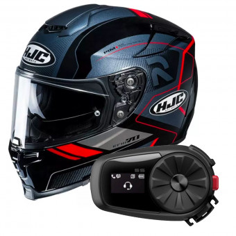 Integrale HJC RPHA 70 Coptic MC1 + Kit Bluetooth Sena 5S Solo