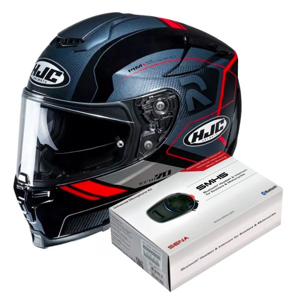 Integrale HJC RPHA 70 Coptic MC1 + Kit Bluetooth Sena SMH5