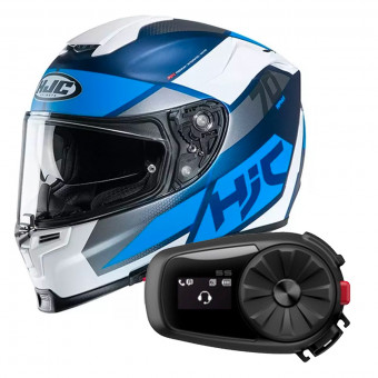 Integrale HJC RPHA 70 Debby MC2SF + Kit Bluetooth Sena 5S Solo