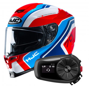 Integrale HJC RPHA 70 Kroon MC21 + Kit Bluetooth Sena 5S Solo