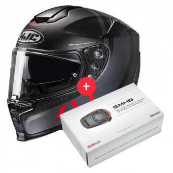 Integrale HJC RPHA 70 Paika MC1SF + Kit Bluetooth SMH5