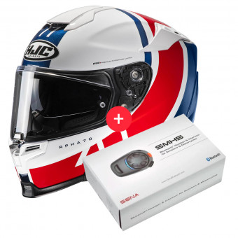 Integrale HJC RPHA 70 Paika MC21 + Kit Bluetooth SMH5