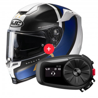 Integrale HJC RPHA 70 Paika MC2SF + Kit Bluetooth 5S
